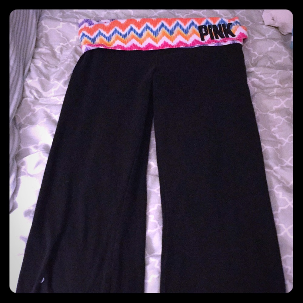 Victoria secret pink, yoga pants.